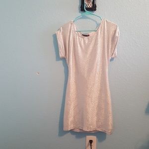 Cocktail Dress Size L Silver